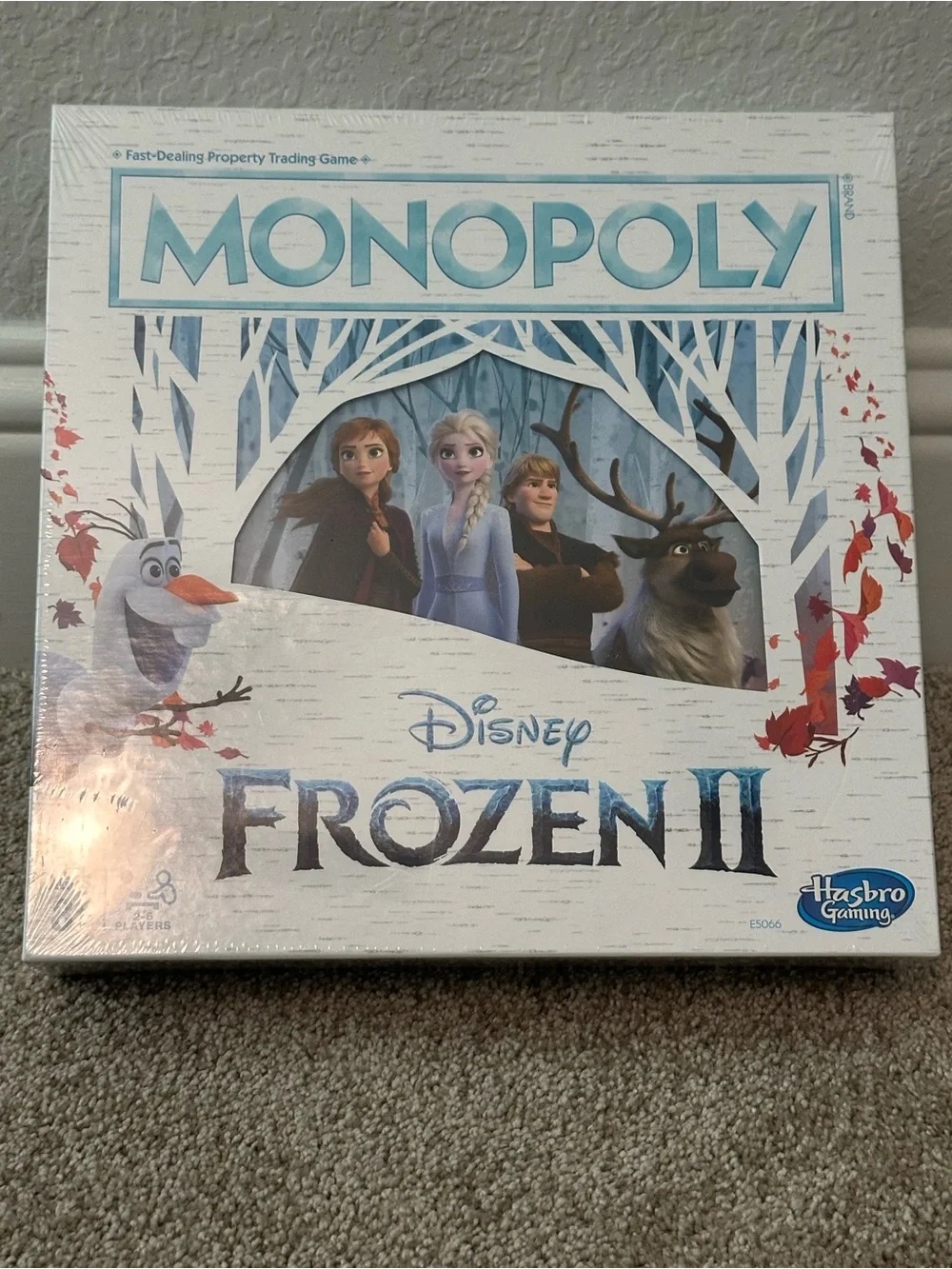 Hasbro Monopoly Disney Frozen II Board Game - White & Blue